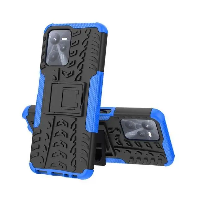 Kryt TopQ Realme C35 odolný modrý 74383