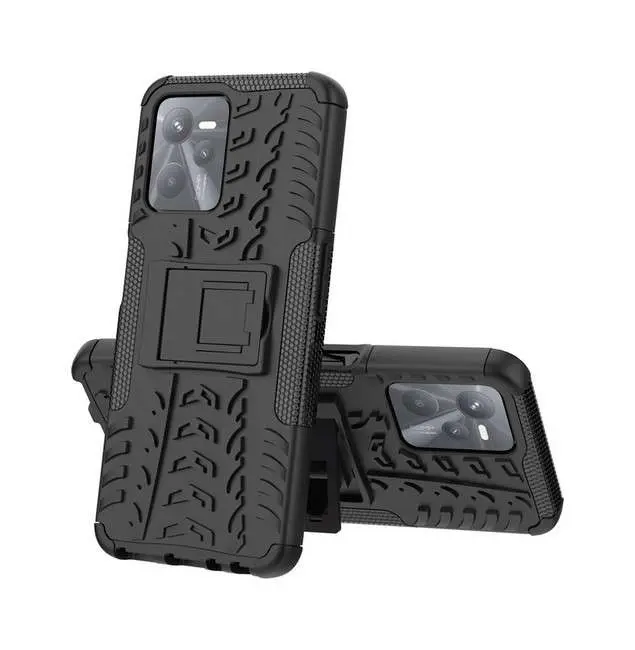 Kryt TopQ Realme C35 odolný černý 74384