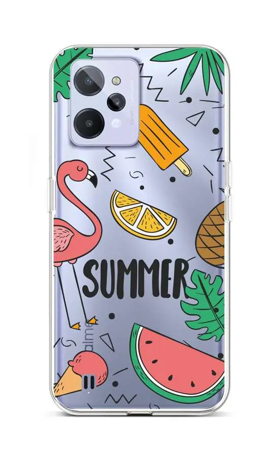 Kryt TopQ Realme C31 silikon Summer 74403