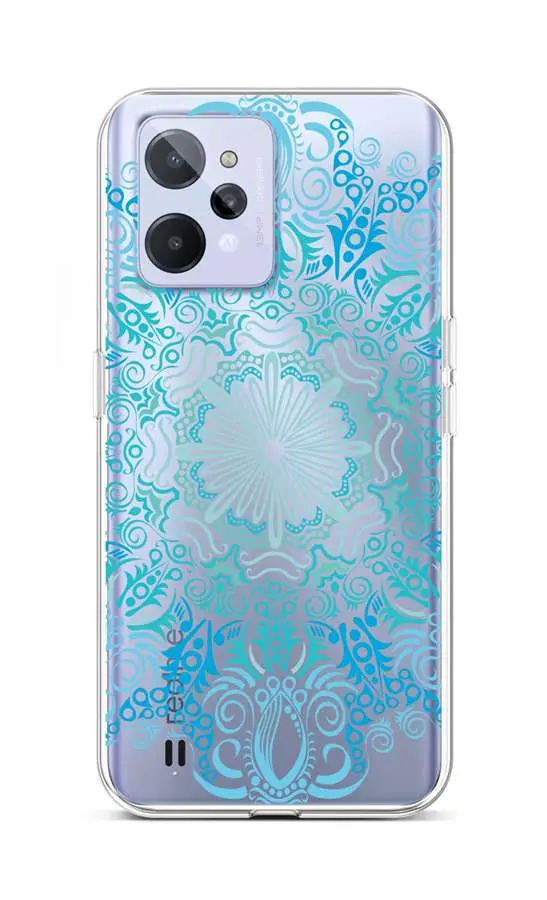 Kryt TopQ Realme C31 silikon Blue Mandala 74415