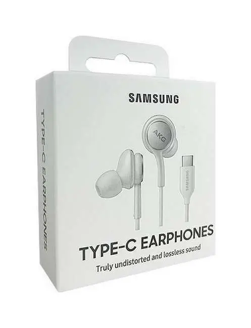Originální sluchátka Samsung EO-IC100BWE s USB-C (Type-C) konektorem (EU Blister) bílá 74421