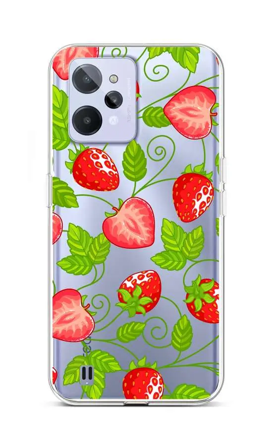 Kryt TopQ Realme C31 Strawberries 74432