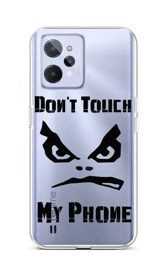 Kryt TopQ Realme C31 Don´t Touch průhledný 74436