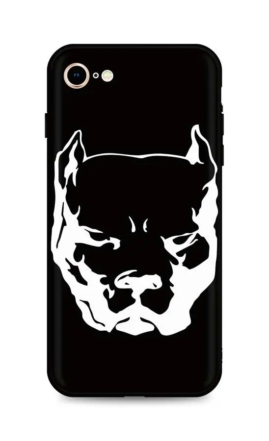 Kryt TopQ iPhone SE 2022 silikon Pitbull 74499