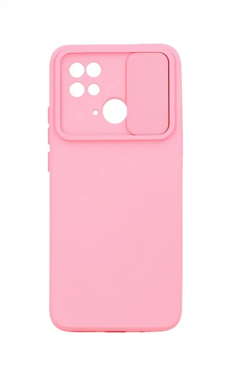 Kryt TopQ Camshield Soft Xiaomi Redmi 10C světle růžový 84509