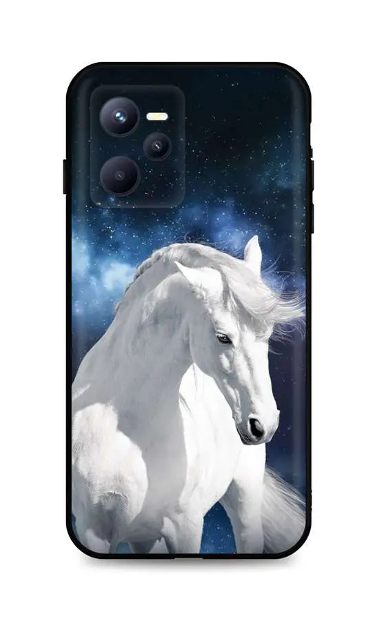 Kryt TopQ Realme C35 White Horse 74531