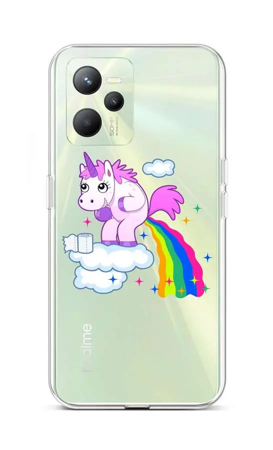Kryt TopQ Realme C35 Rainbow Disaster 74586
