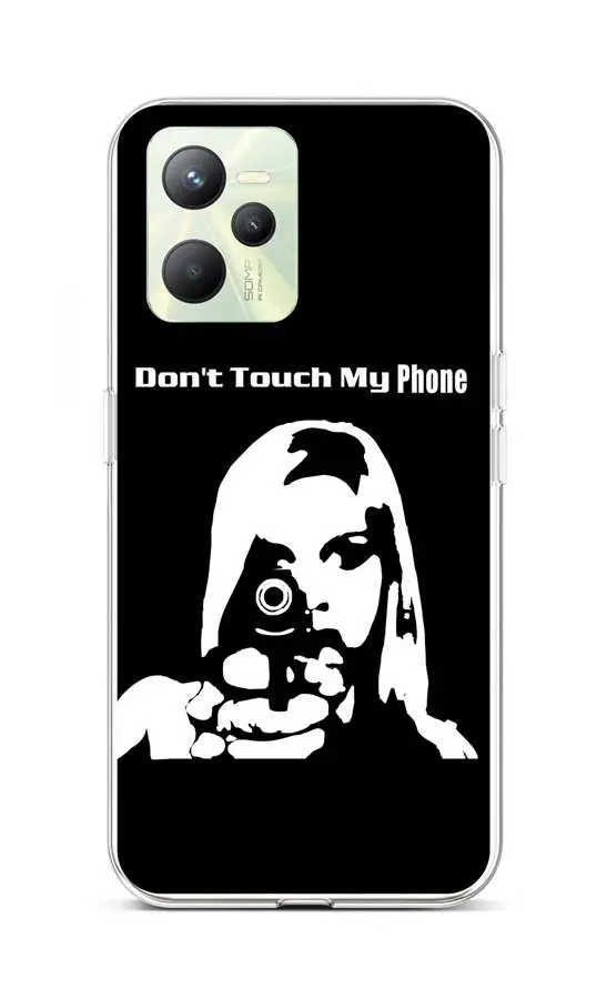 Kryt TopQ Realme C35 Don't Touch Gun 74612