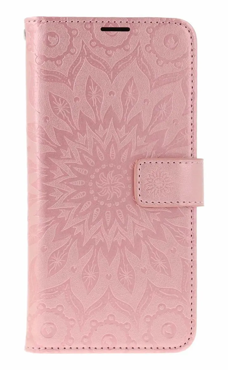 Pouzdro TopQ Samsung A57 5G knížkové Mandala růžová 174833