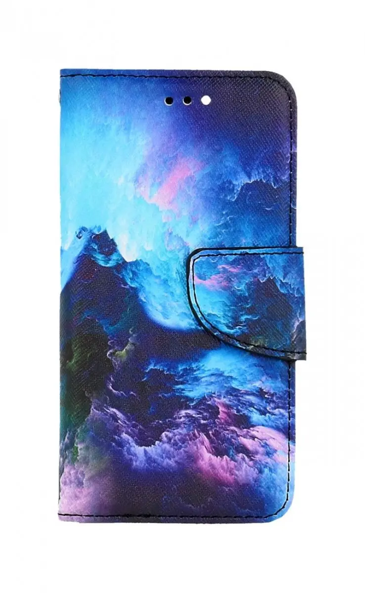 Pouzdro TopQ iPhone SE 2022 knížkové Obloha 74907