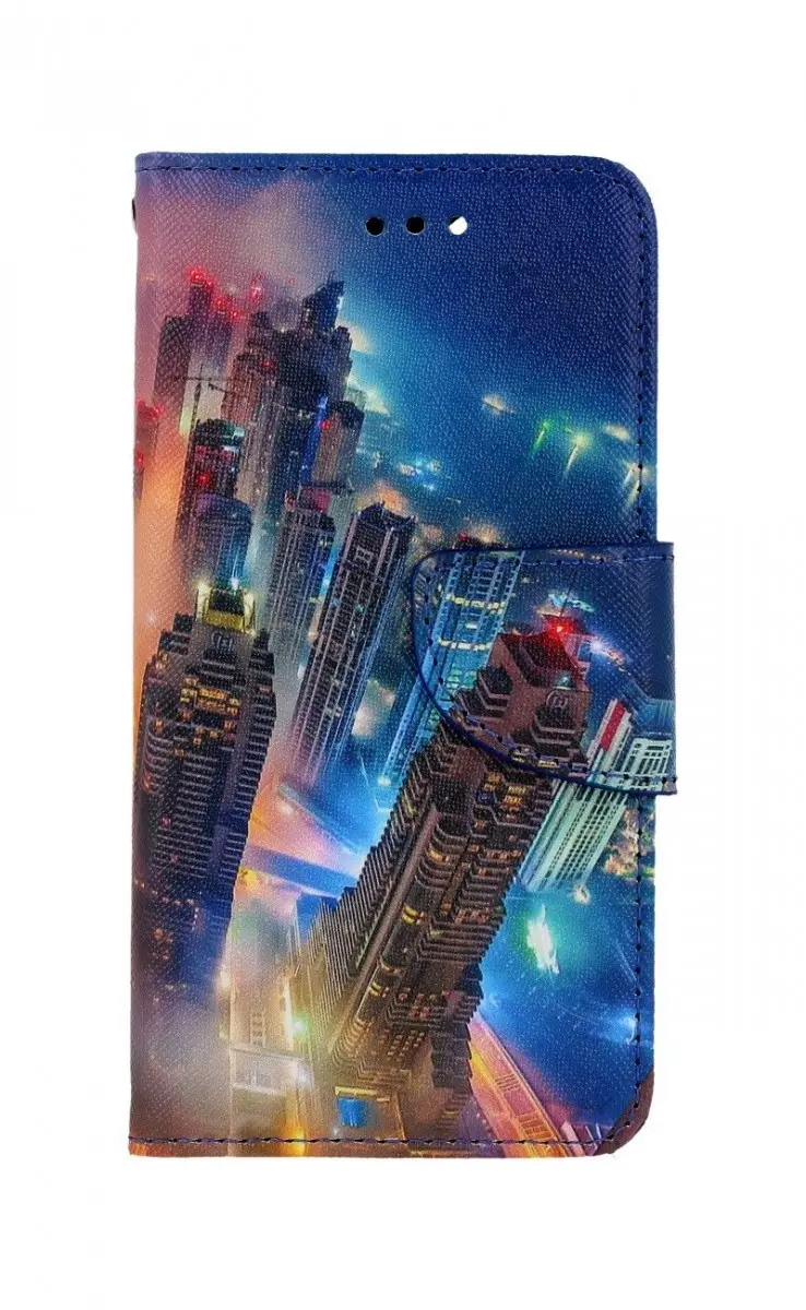 Pouzdro TopQ iPhone SE 2022 knížkové Město 74941