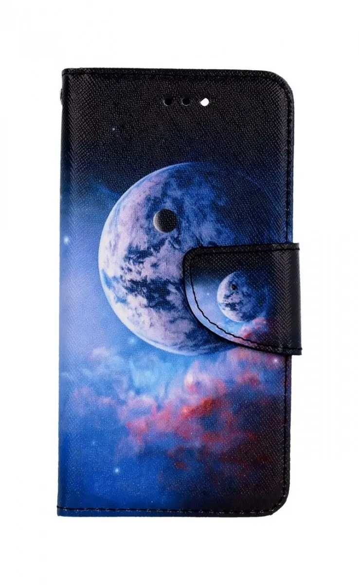Pouzdro TopQ iPhone SE 2022 knížkové Planeta 74963