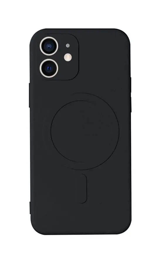 Kryt TopQ iPhone 12 s MagSafe černý 84976