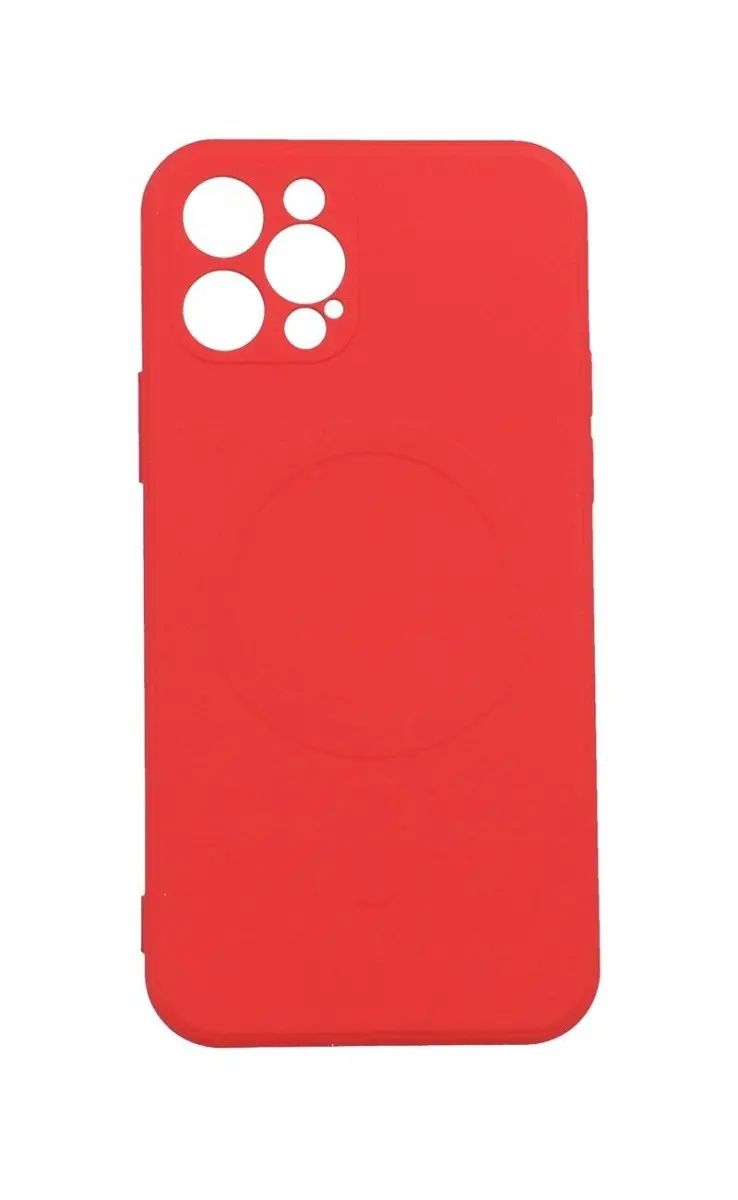 Kryt TopQ iPhone 12 Pro s MagSafe červený 85006
