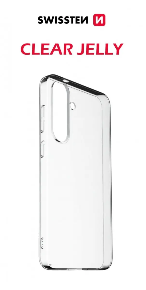 Zadní kryt Swissten Clear Jelly for Samsung A55 průhledný