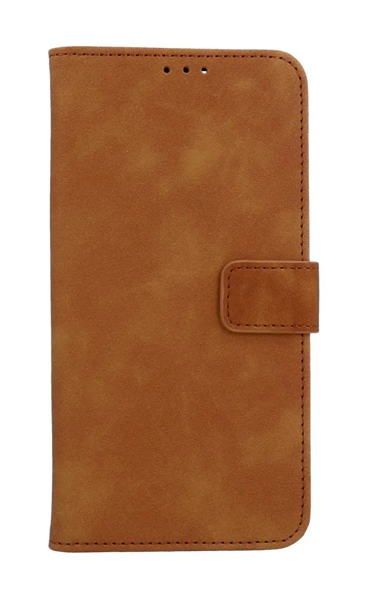 Pouzdro TopQ Tender iPhone 15 Pro Max knížkové hnědé 105026