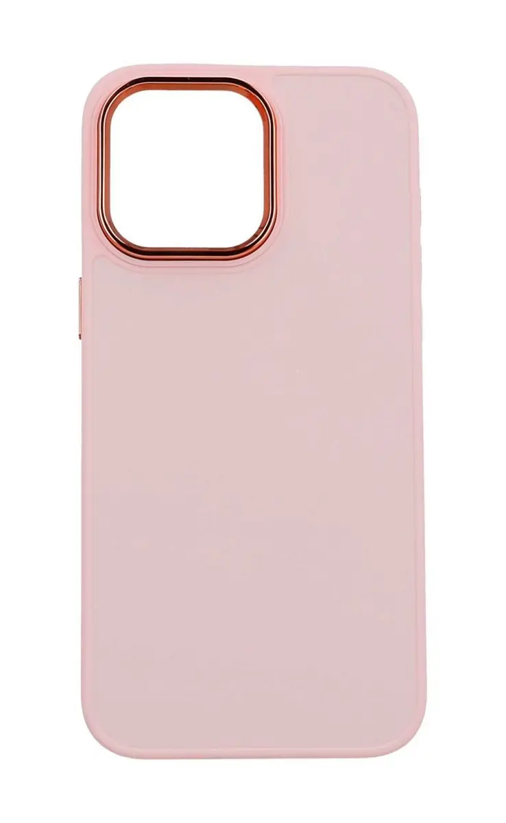 Kryt TopQ Frame iPhone 15 Pro Max růžový 105032