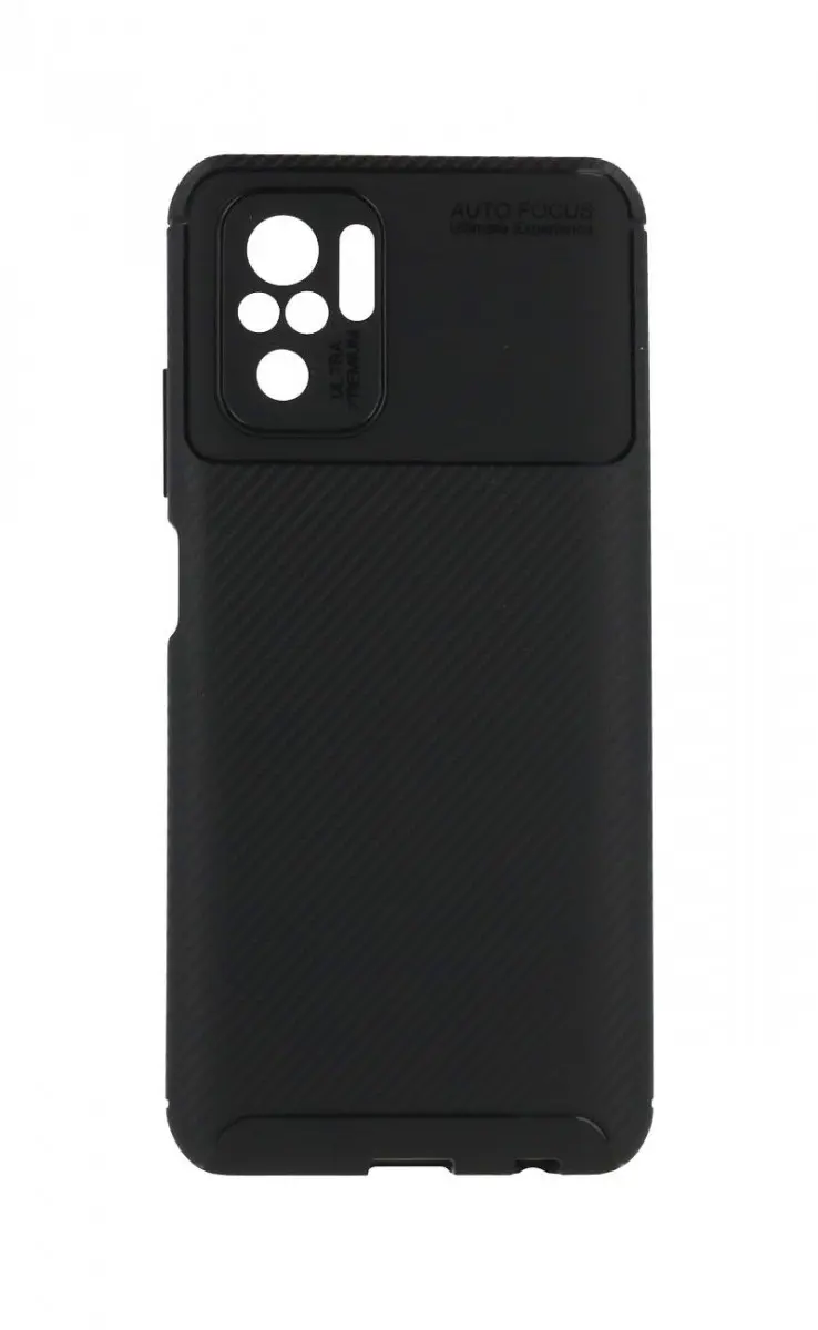 Kryt Vennus Carbon Elite Xiaomi Redmi Note 10 silikon černý 65044