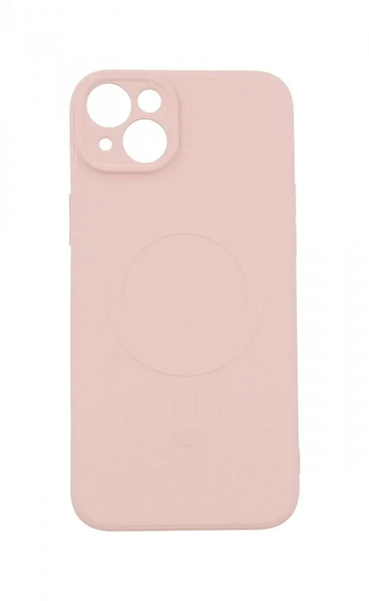 Kryt TopQ iPhone 14 Plus s MagSafe světle růžový 85051