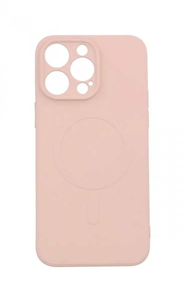 Kryt TopQ iPhone 14 Pro Max s MagSafe světle růžový 85092