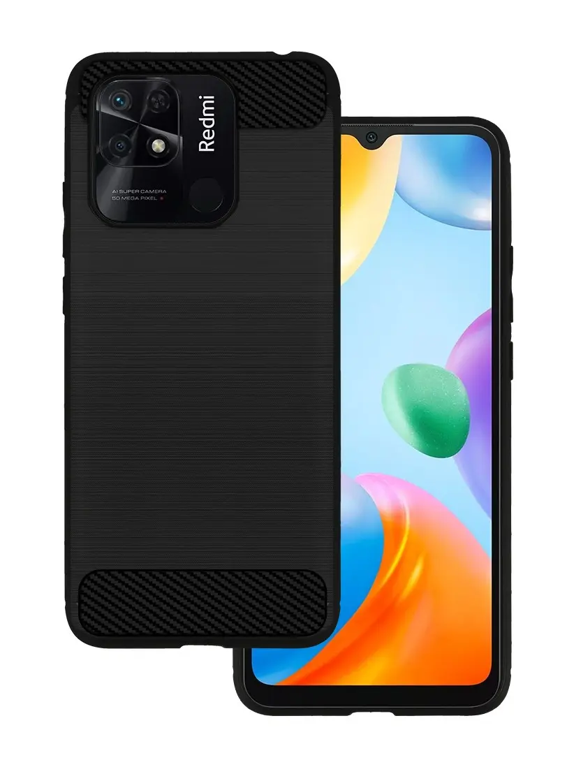 Kryt TopQ Xiaomi Redmi 10C černý 75111