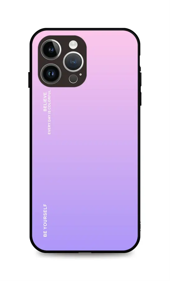 Kryt TopQ LUXURY iPhone 15 Pro Max pevný duhový růžový 105137