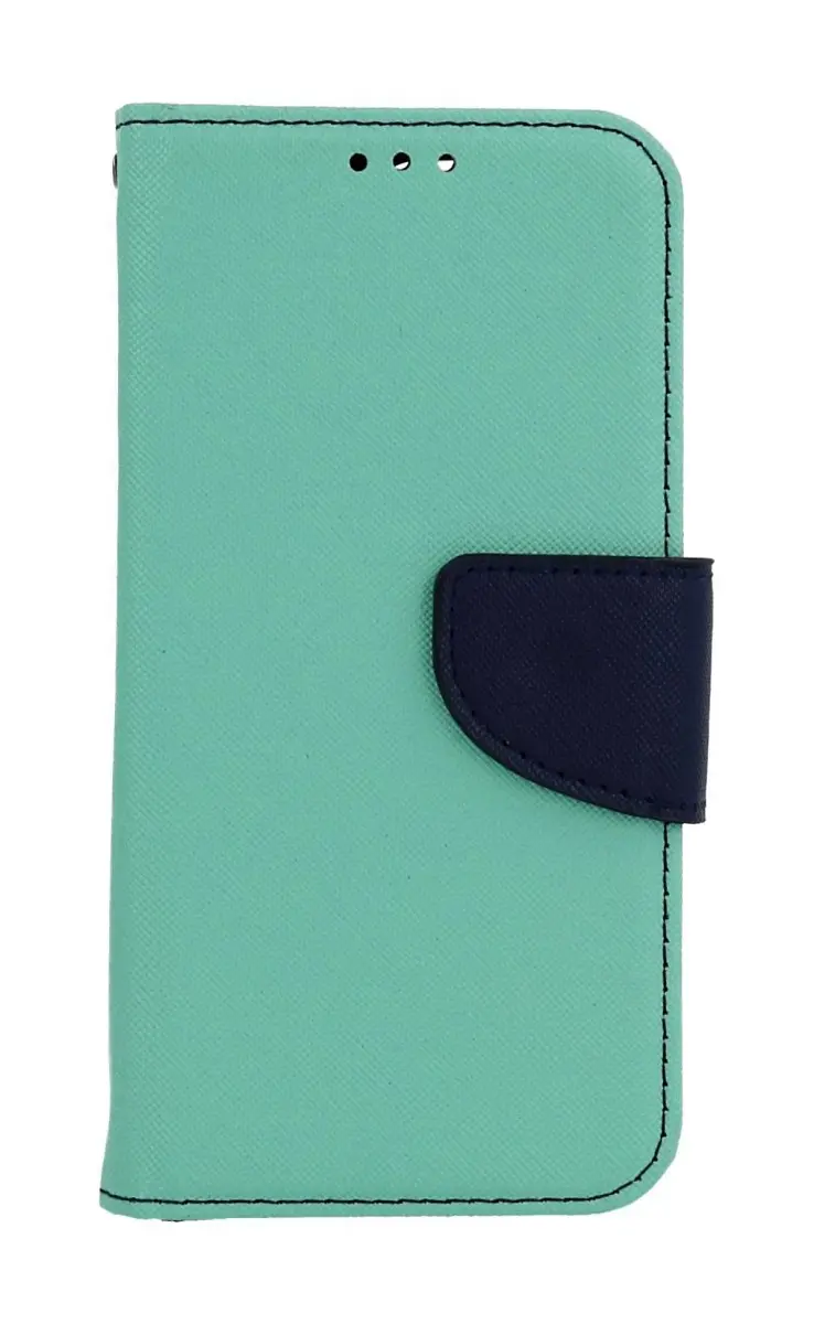 Pouzdro TopQ iPhone 15 Pro knížkové mentolové 105174