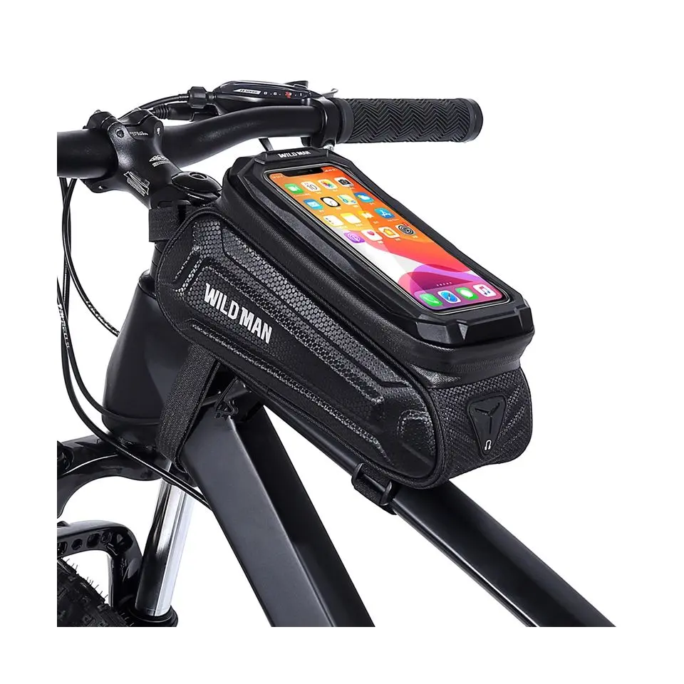 Pouzdro WildMan SX3 pro mobilní telefon na rám kola černé 1L 75253