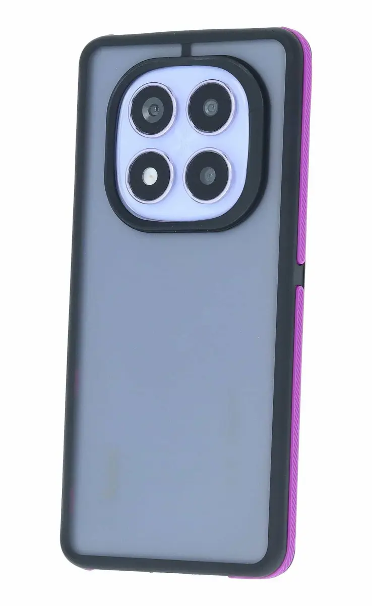 Kryt TopQ Xiaomi Redmi Note 14 Pro+ 5G tmavý s fialovým okrajem 135275