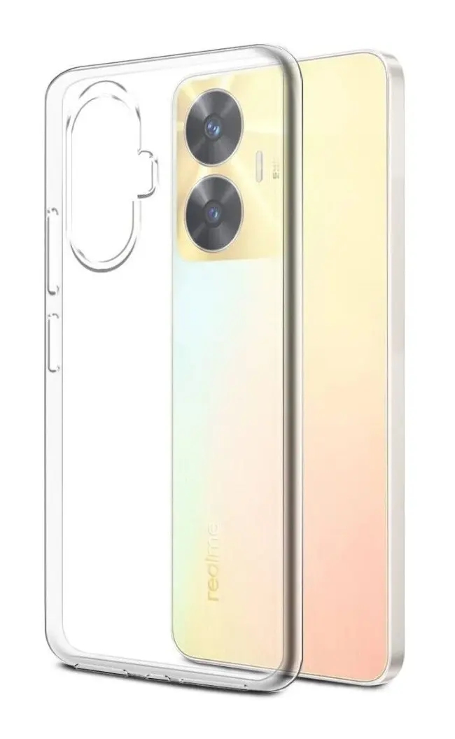 Kryt TopQ Realme C55 průhledný ultratenký 0,5 mm 105312