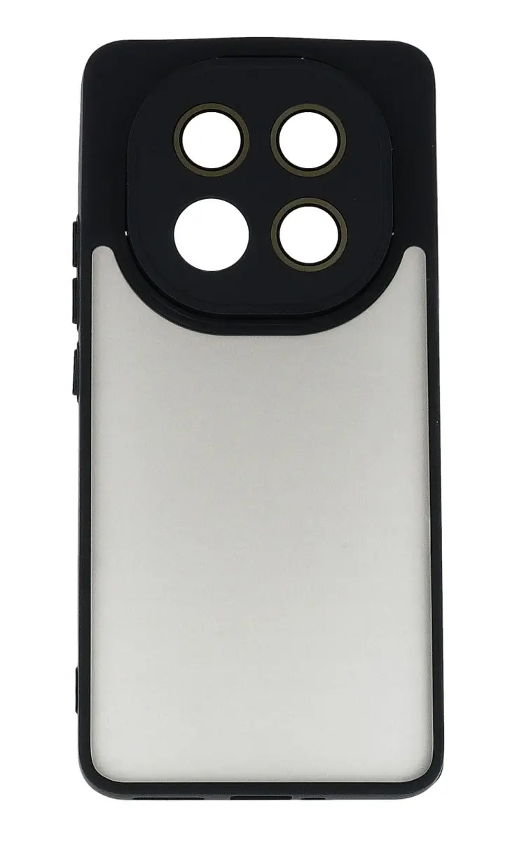 Kryt TopQ Xiaomi Redmi Note 14 Pro+ 5G tmavý s černým okrajem 135335
