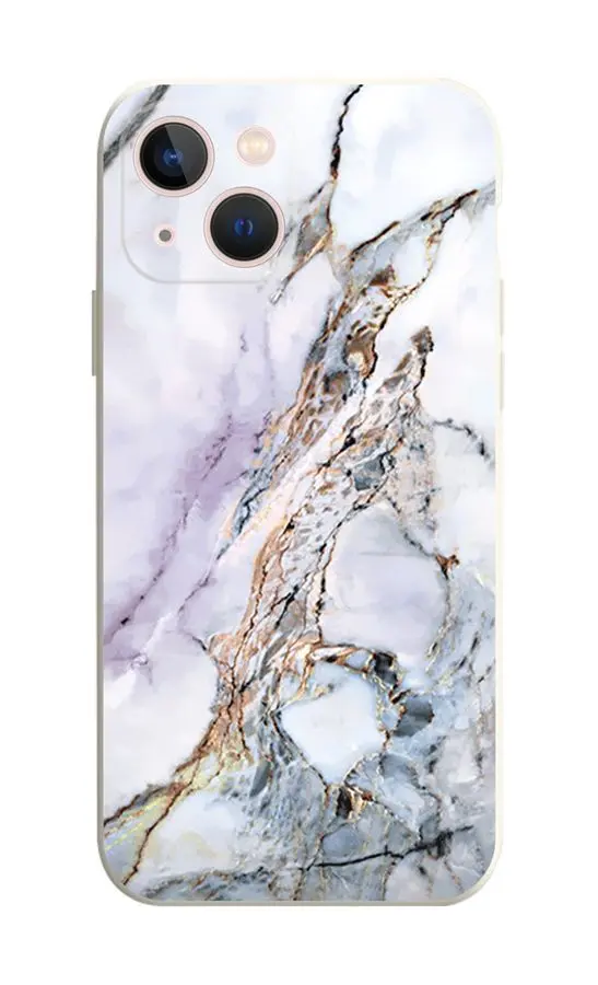 Kryt TopQ iPhone 13 Mramor barevný 75336