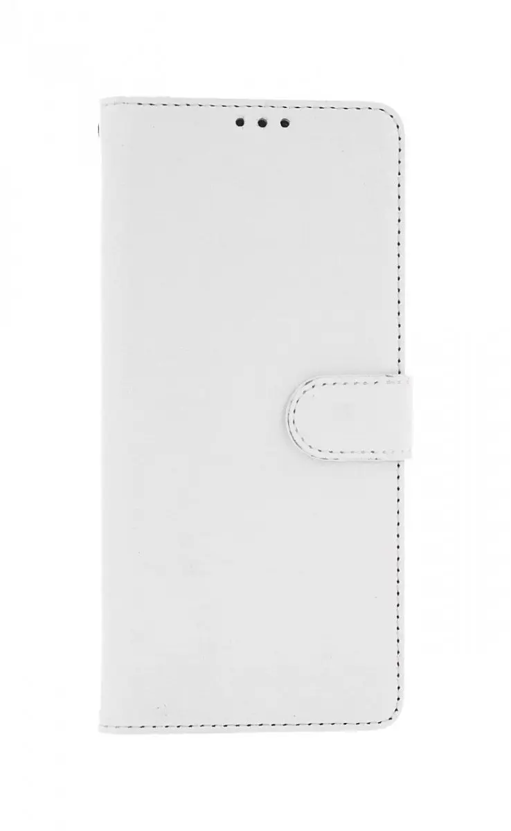 Pouzdro TopQ Xiaomi Redmi 10C knížkové bílé s přezkou 75404