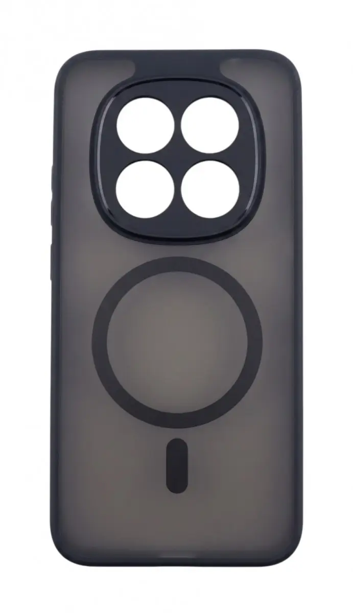 Kryt TopQ Full Matte Xiaomi Redmi Note 15 Pro 5G MagSafe průhledný černý 175472