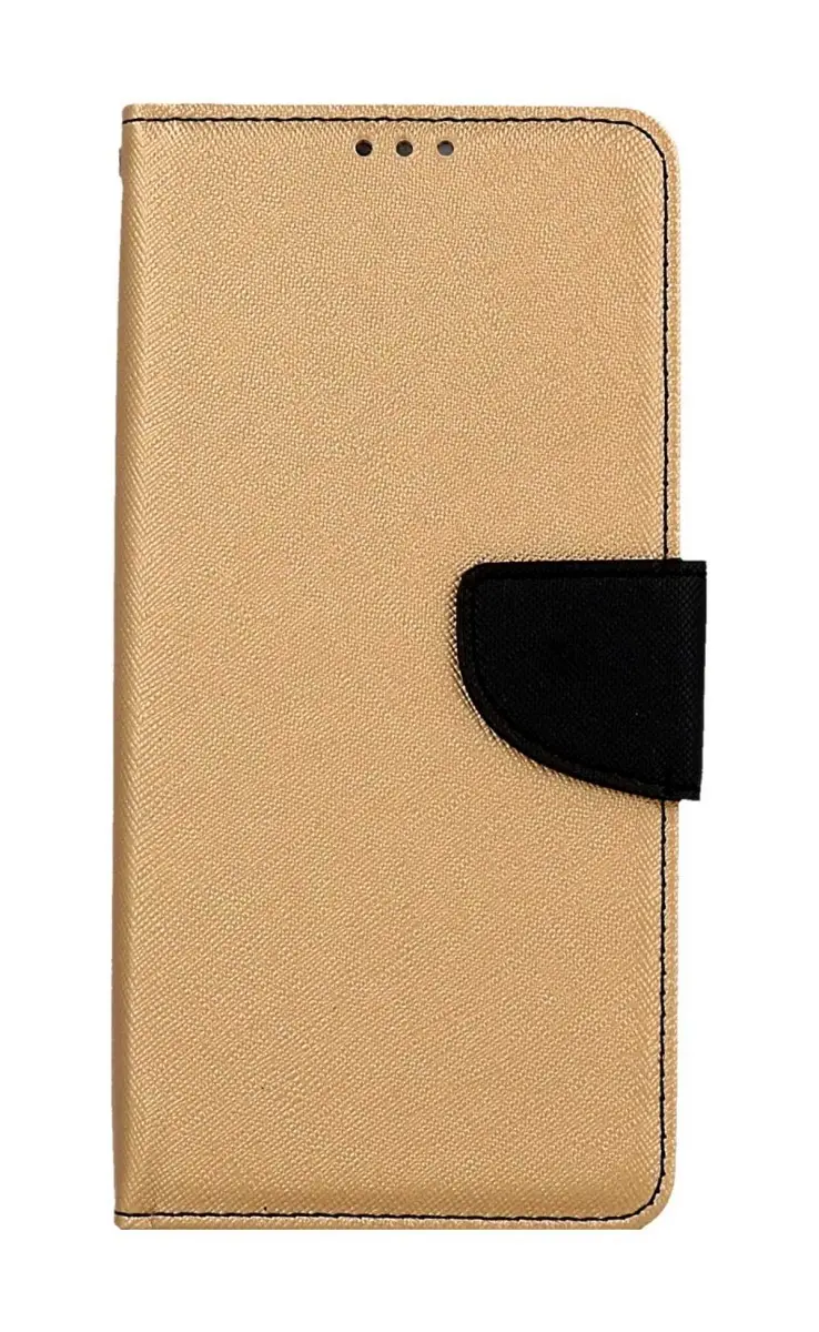 Pouzdro TopQ Xiaomi Redmi Note 12 5G knížkové zlaté 95476