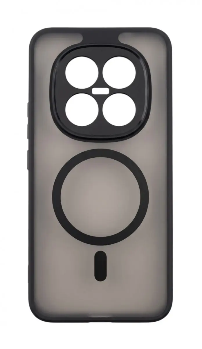 Kryt TopQ Full Matte Xiaomi Redmi Note 15 Pro+ 5G MagSafe průhledný černý 175479
