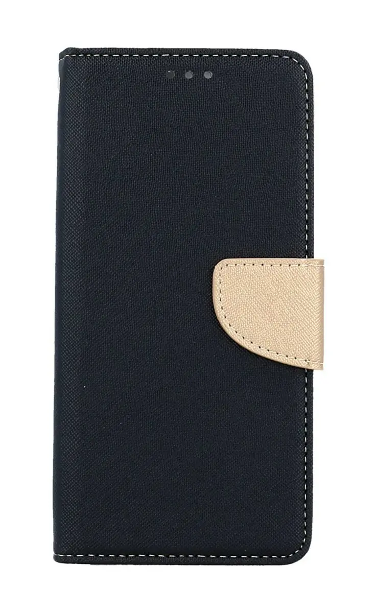 Pouzdro TopQ Xiaomi Redmi Note 12 Pro+ 5G knížkové černo-zlaté 95494