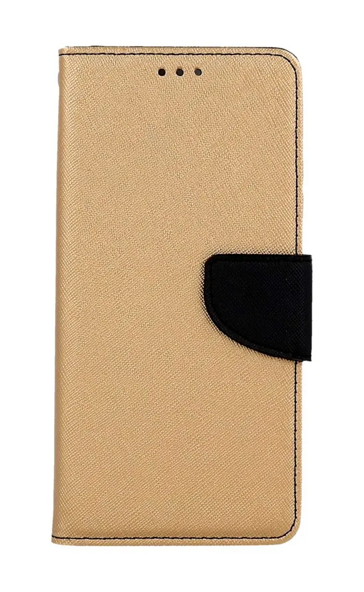 Pouzdro TopQ Xiaomi Redmi Note 12 Pro+ 5G knížkové zlaté 95498