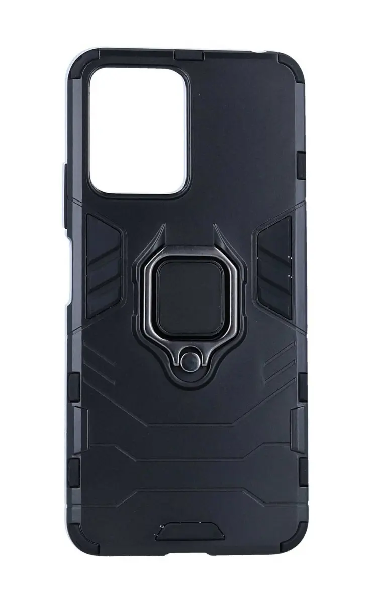 Kryt TopQ Xiaomi Redmi Note 12 5G odolný černý s prstenem 95512