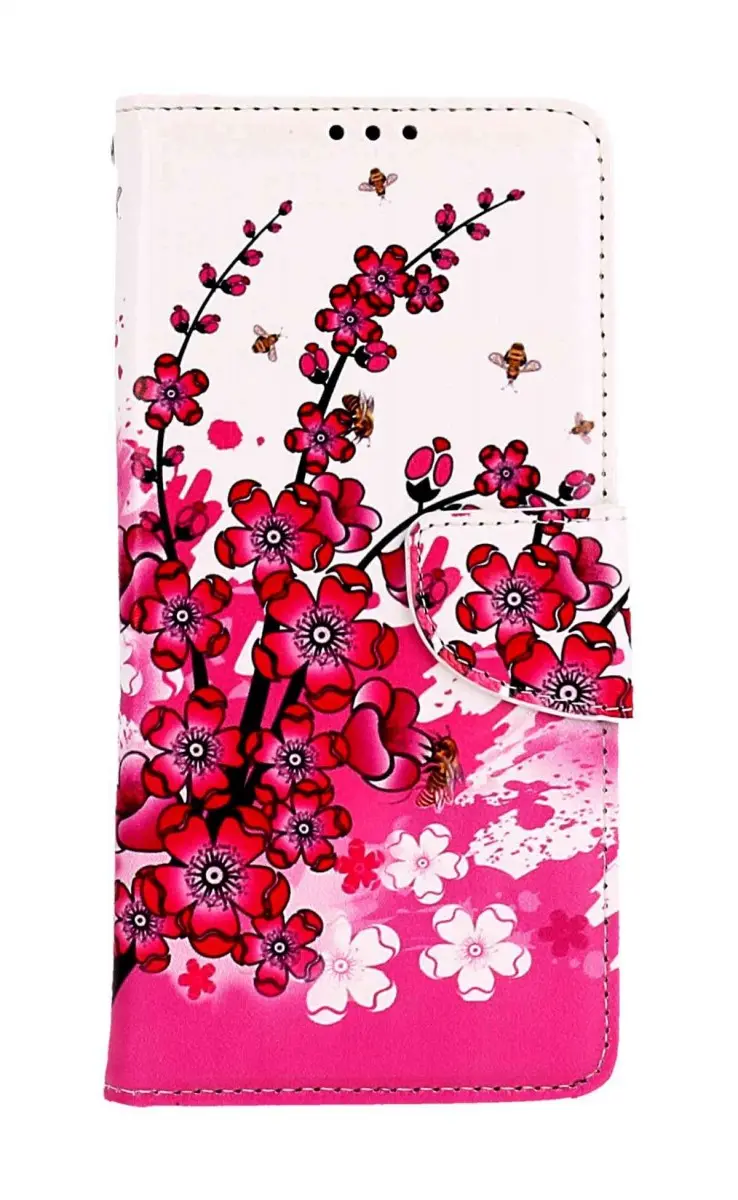Pouzdro TopQ Xiaomi Redmi Note 12 Pro 5G knížkové Kytičky 95688
