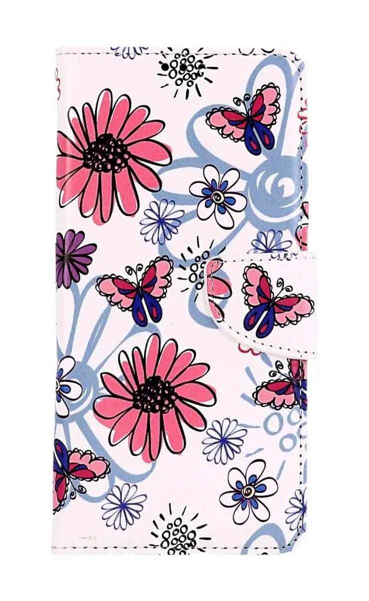 Pouzdro TopQ Xiaomi Redmi Note 12 Pro+ 5G knížkové Flowers 95718