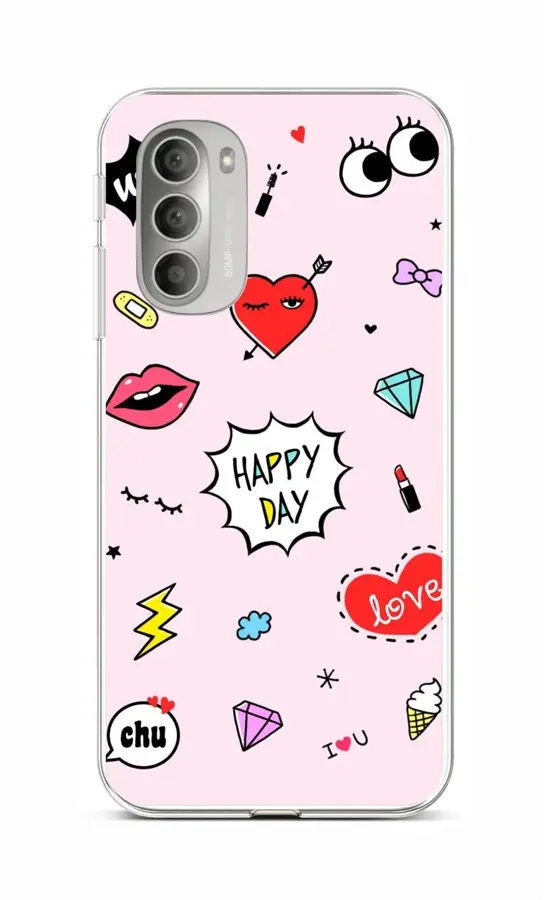 Kryt TopQ Motorola Moto G51 5G Happy Day 95771