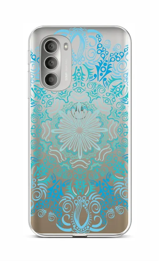 Kryt TopQ Motorola Moto G51 5G Blue Mandala 95775