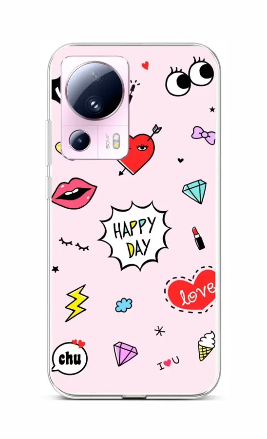 Kryt TopQ Xiaomi 13 Lite Happy Day 95896