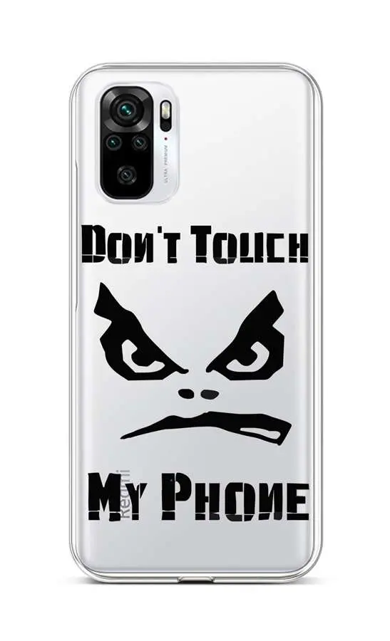 Kryt TopQ Xiaomi Redmi Note 10S Don't Touch průhledný 85969