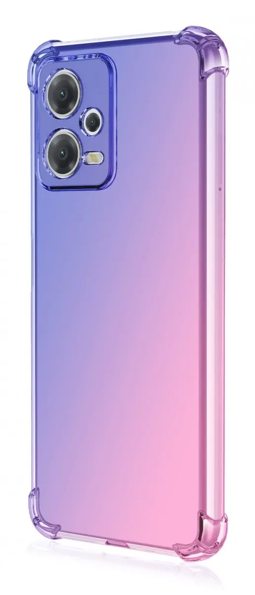 Kryt TopQ Xiaomi Poco X5 Pro 5G Shock duhový modro-růžový 95974