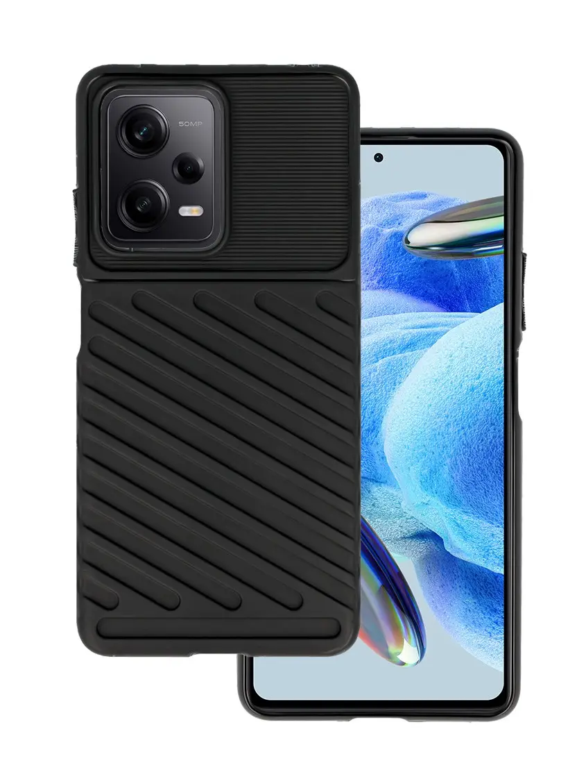 Kryt Thunder TopQ Xiaomi Redmi Note 12 Pro 5G černý 95595