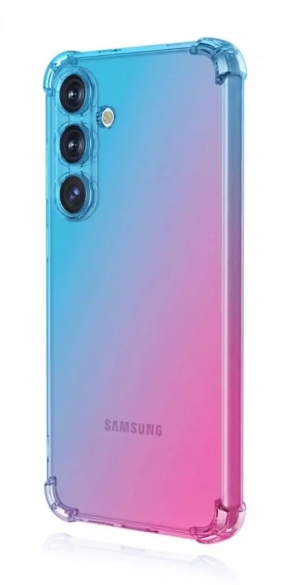 Kryt TopQ Samsung A37 5G Shock duhový modro-růžový 176022