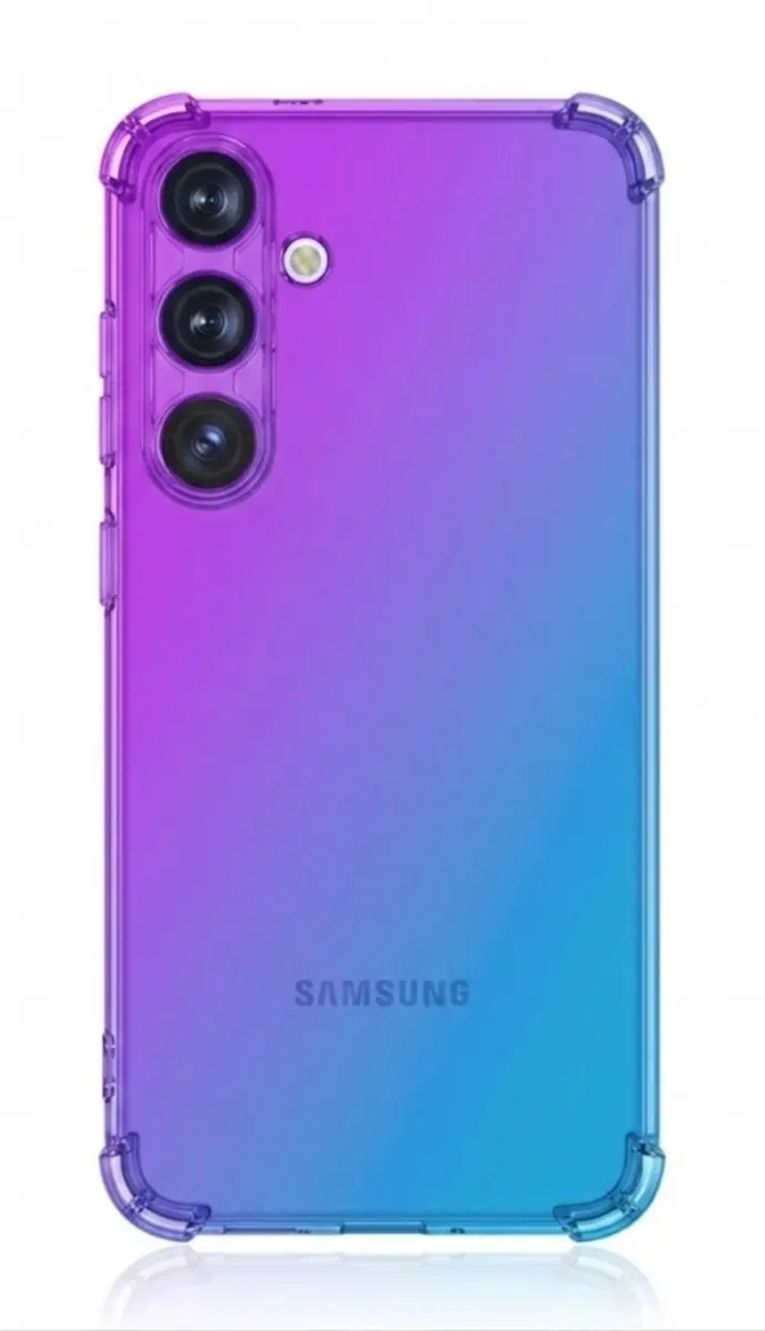 Kryt TopQ Samsung A37 5G Shock duhový fialovo-modrý 176023