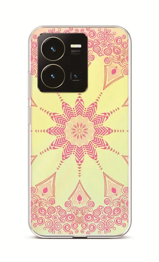 Kryt TopQ Vivo Y35 Pink Mandala 86025